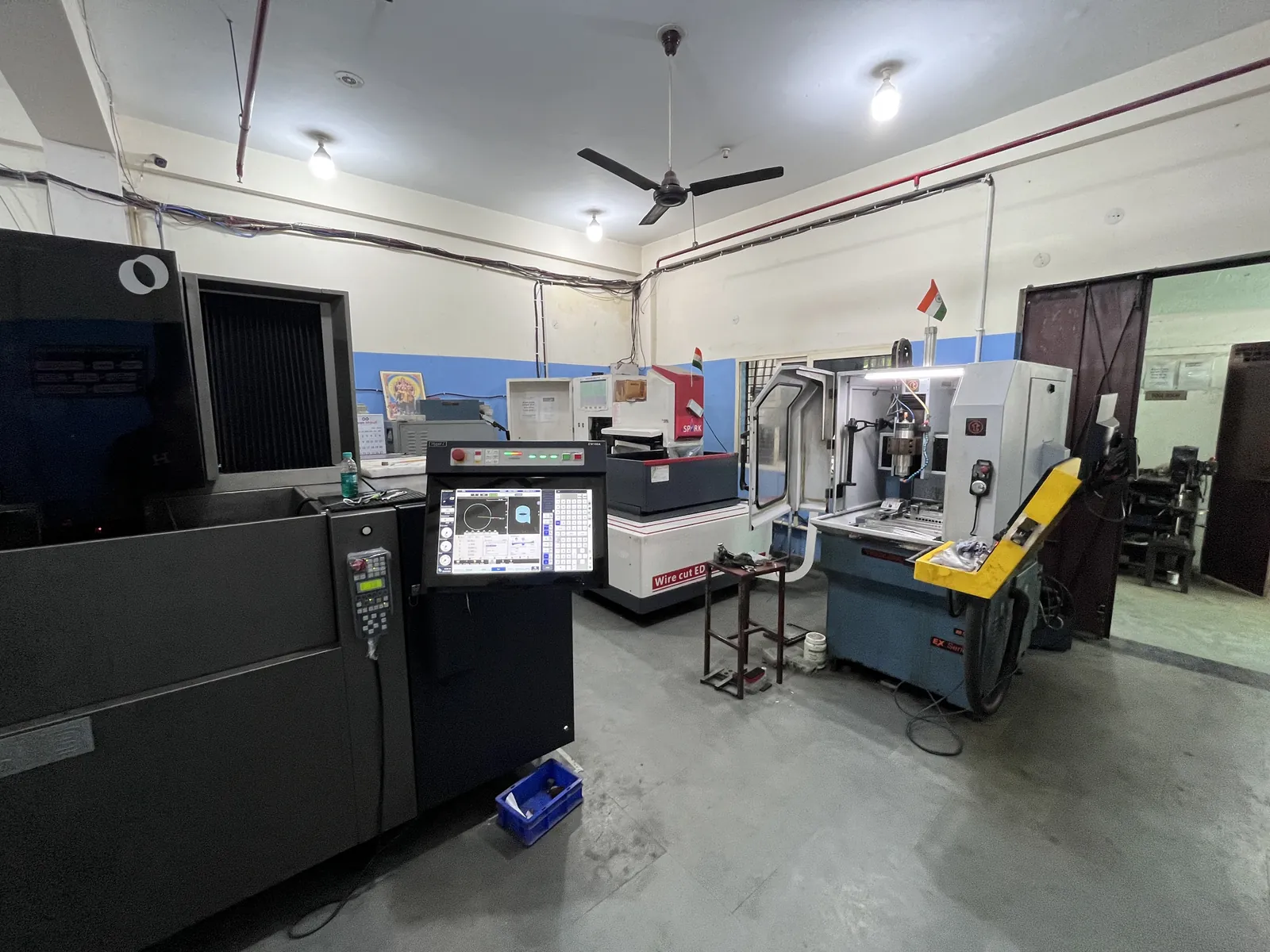 Mahalaxmi Industries tool room with wire-cut EDM and CNC machines, Greater Noida
